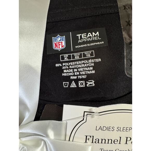 Arizona Cardinals Womens Flannel Pajama Set NFL Team Apparel Size XL Red Black - Picture 11 of 13